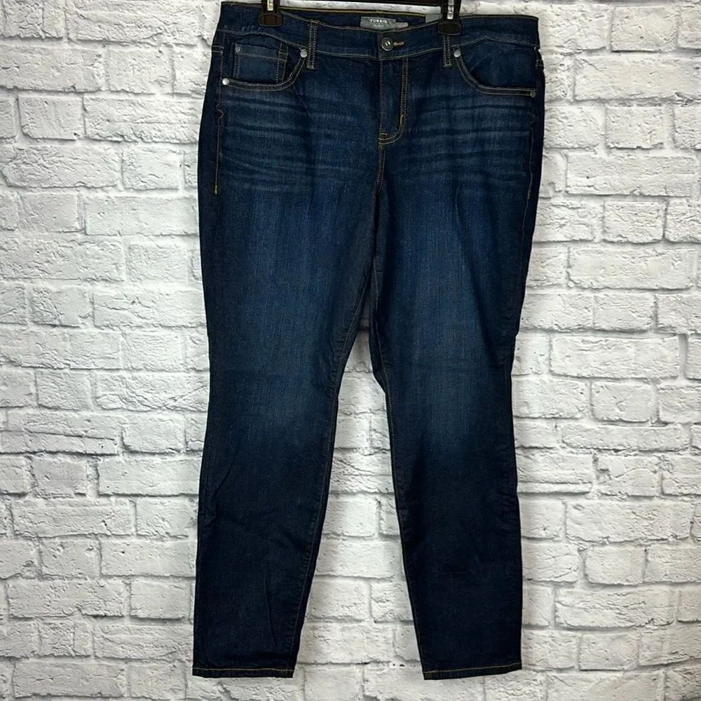 Torrid Mid-Rise Skinny Dark Wash Jeans Size 18 TALL NWT